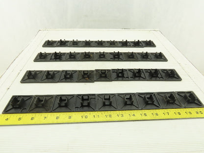 MK2500 50x50mm ABS Plastic 80/20 Style Snap In End Cap Lot Of 36