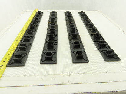 MK2500 50x50mm ABS Plastic 80/20 Style Snap In End Cap Lot Of 36