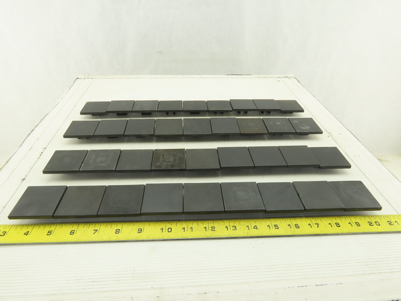 MK2500 50x50mm ABS Plastic 80/20 Style Snap In End Cap Lot Of 36