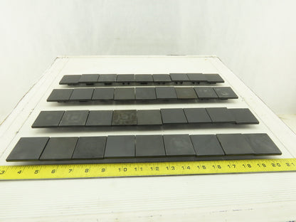 MK2500 50x50mm ABS Plastic 80/20 Style Snap In End Cap Lot Of 36