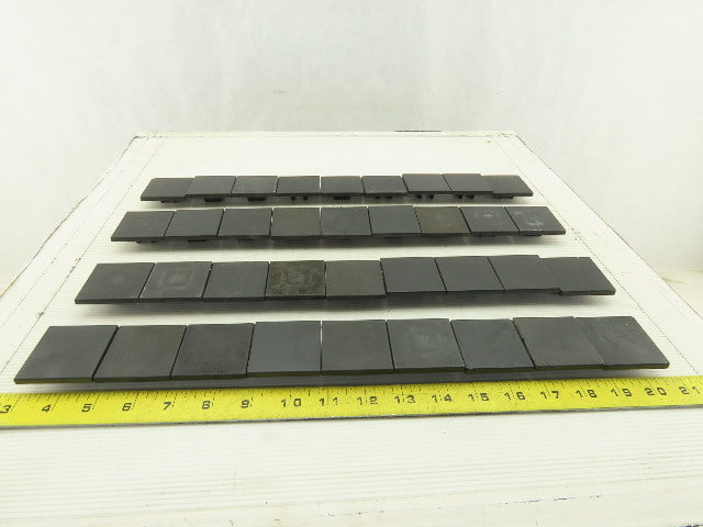 MK2500 50x50mm ABS Plastic 80/20 Style Snap In End Cap Lot Of 36