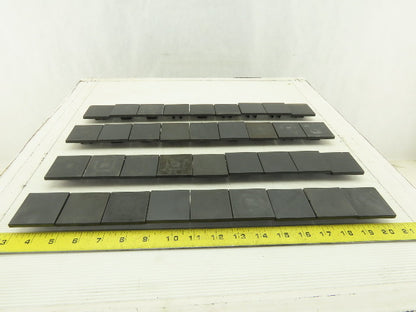 MK2500 50x50mm ABS Plastic 80/20 Style Snap In End Cap Lot Of 36