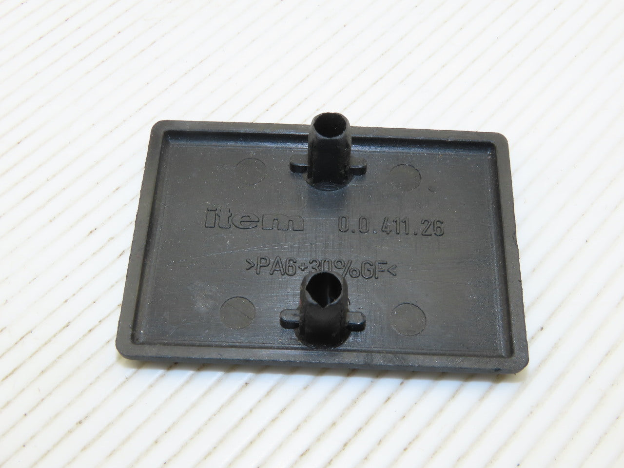 Item 0.0.411.26 40x40 Black End Cap Push In Angle Bracket 80/20 Style Lot Of 18