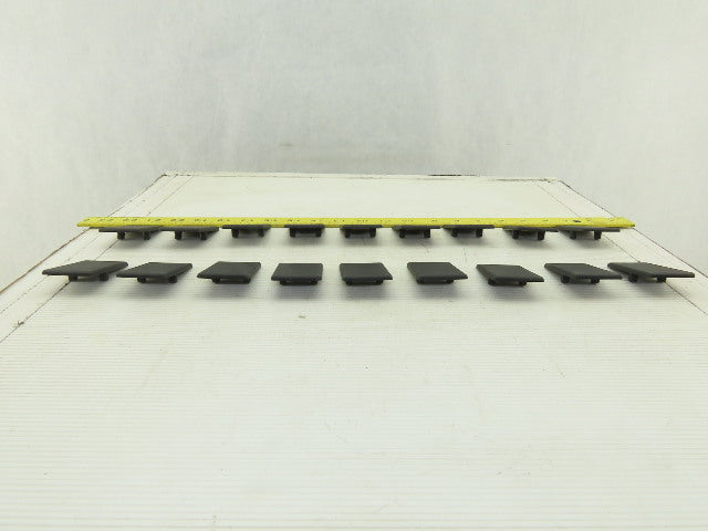 Item 0.0.411.26 40x40 Black End Cap Push In Angle Bracket 80/20 Style Lot Of 18