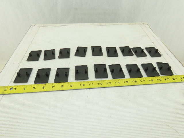 Item 0.0.411.26 40x40 Black End Cap Push In Angle Bracket 80/20 Style Lot Of 18