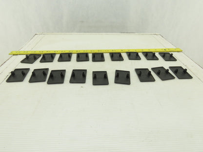 Item 0.0.411.26 40x40 Black End Cap Push In Angle Bracket 80/20 Style Lot Of 18