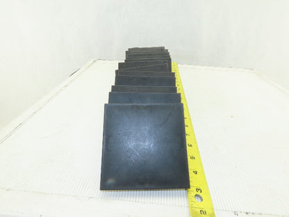 100x100 mm Tube Black ABS Plastic End Cap Tap In Lot Of 17