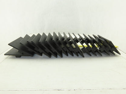 100x100 mm Tube Black ABS Plastic End Cap Tap In Lot Of 17