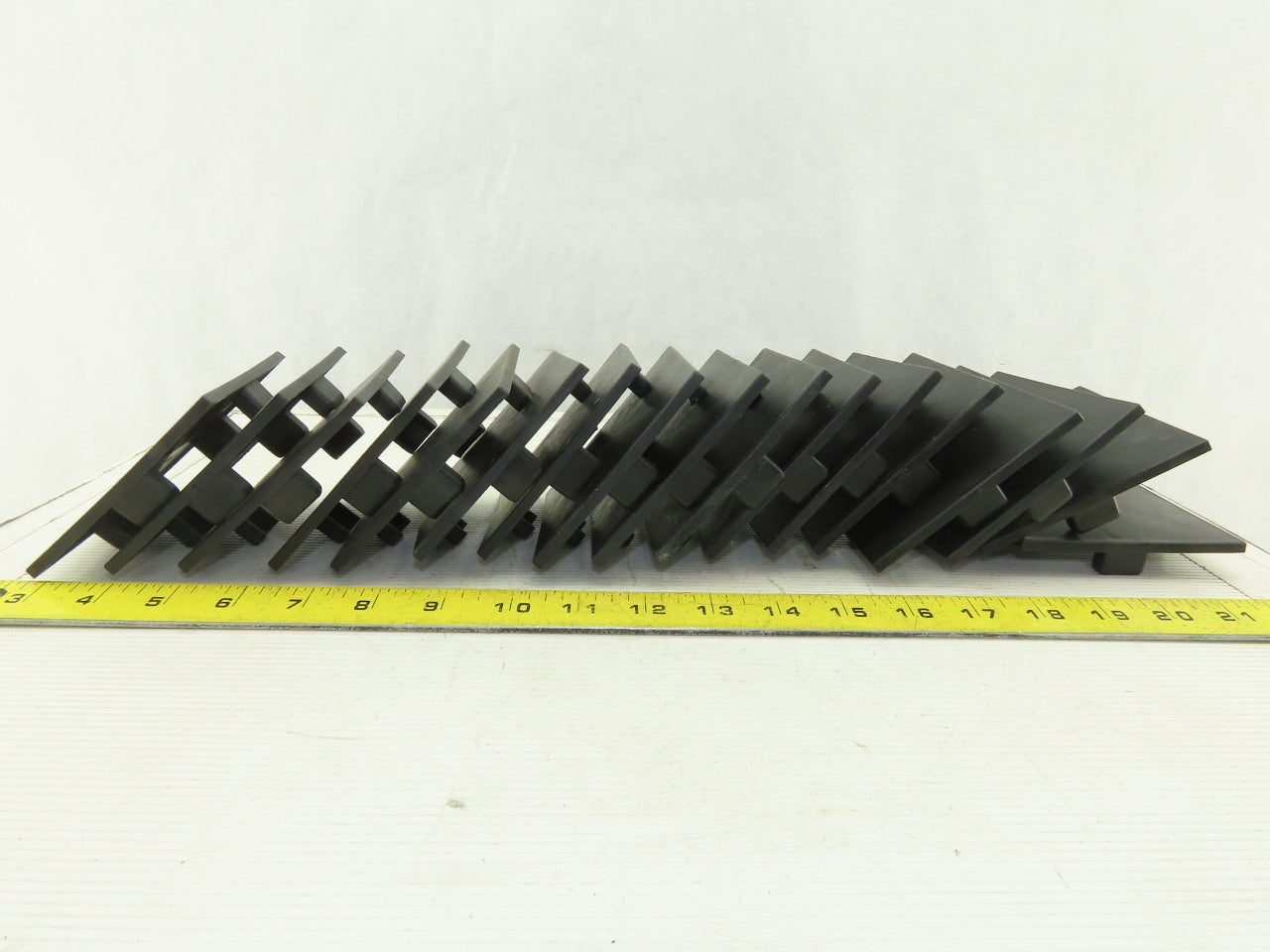 100x100 mm Tube Black ABS Plastic End Cap Tap In Lot Of 17