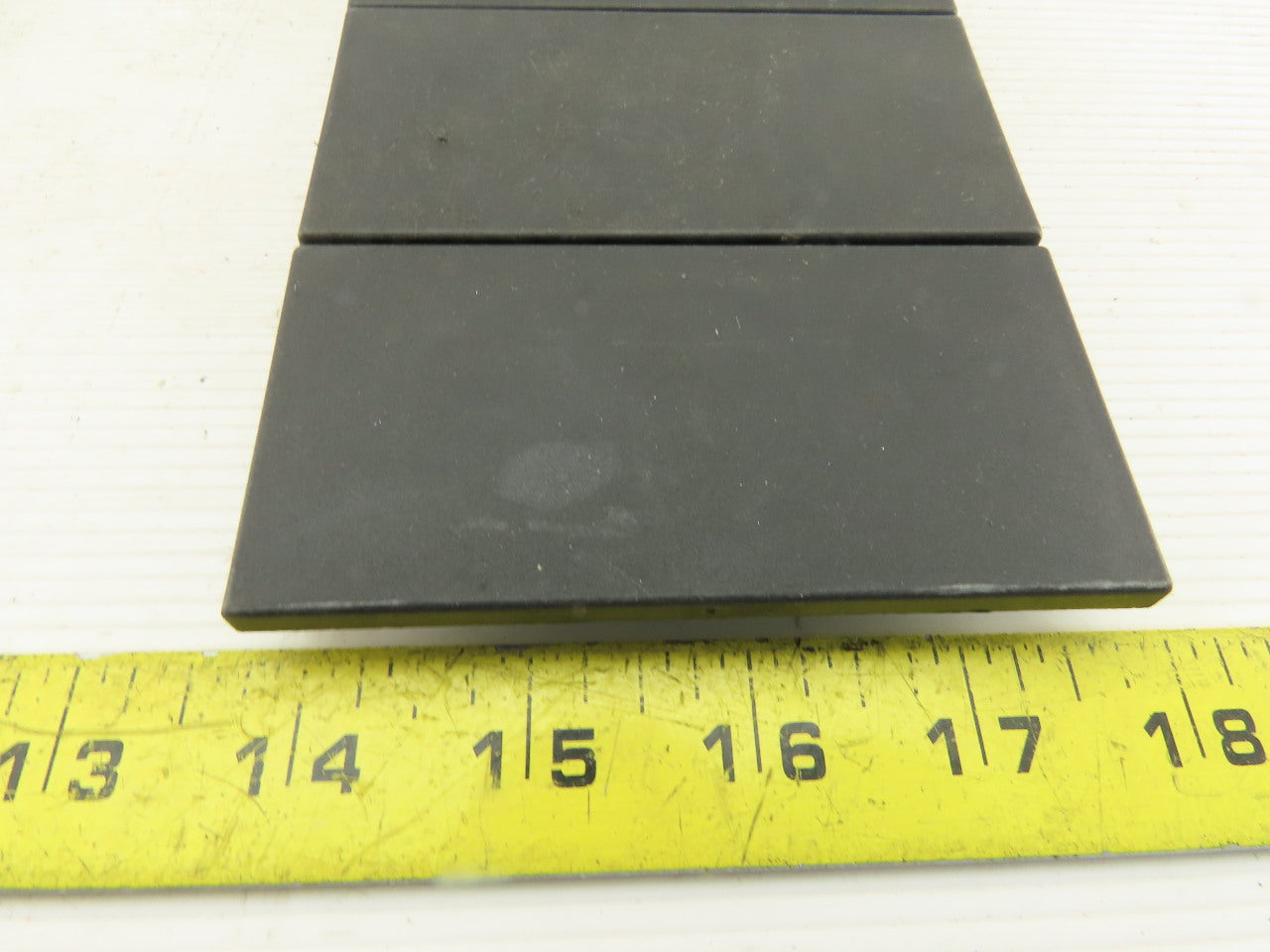 MK MK2504 100x50 Black ABS Plastic Push In End Finishing Tube Cap Lot OF 12