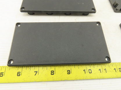 Item 0.0.265.97 160x80 mm ABS Plastic Tube Finishing Conduit End Cap Lot OF 6