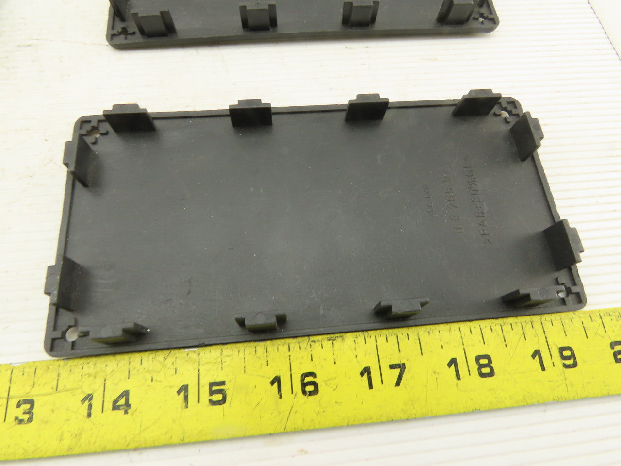 Item 0.0.265.97 160x80 mm ABS Plastic Tube Finishing Conduit End Cap Lot OF 6