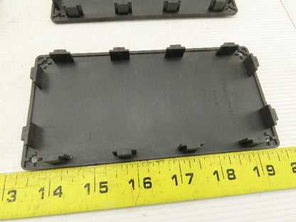 Item 0.0.265.97 160x80 mm ABS Plastic Tube Finishing Conduit End Cap Lot OF 6