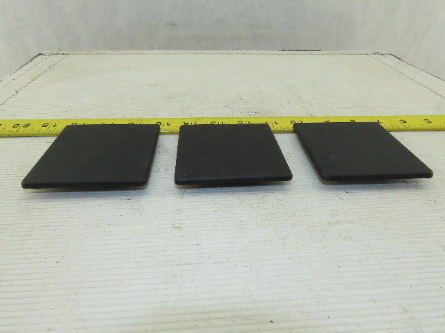 Item 0.0.026.37 80x80mm ABS Plastic Tube Finishing Conduit End Cap Lot Of 3