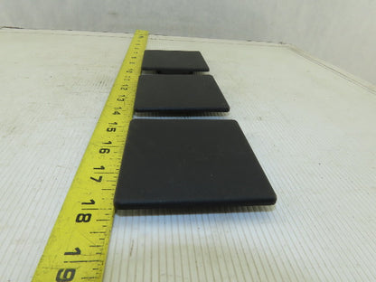 Item 0.0.026.37 80x80mm ABS Plastic Tube Finishing Conduit End Cap Lot Of 3