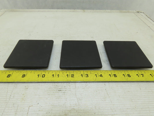 Item 0.0.026.37 80x80mm ABS Plastic Tube Finishing Conduit End Cap Lot Of 3