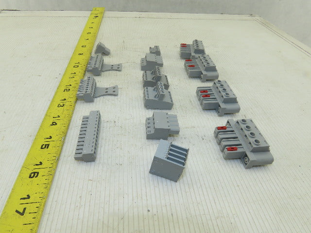 Phoenix Contact Multi Pole Contact Pluggable Wire Terminal Blocks Lot Of 14