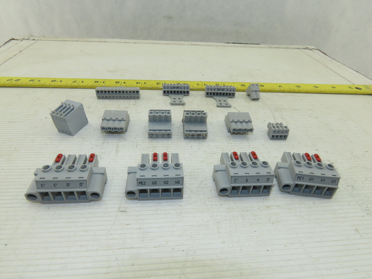 Phoenix Contact Multi Pole Contact Pluggable Wire Terminal Blocks Lot Of 14
