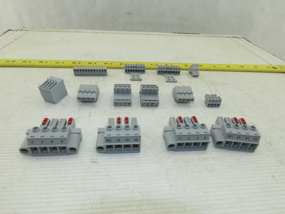 Phoenix Contact Multi Pole Contact Pluggable Wire Terminal Blocks Lot Of 14