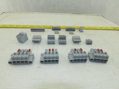 Phoenix Contact Multi Pole Contact Pluggable Wire Terminal Blocks Lot Of 14