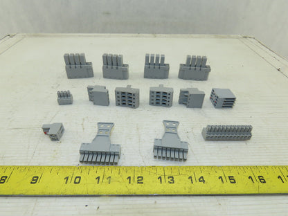 Phoenix Contact Multi Pole Contact Pluggable Wire Terminal Blocks Lot Of 14
