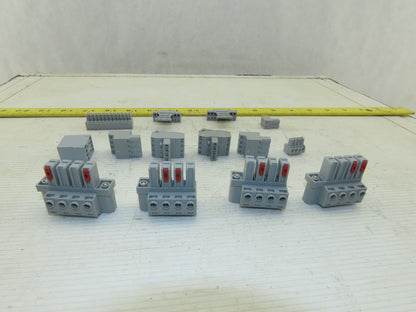 Phoenix Contact Multi Pole Contact Pluggable Wire Terminal Blocks Lot Of 14