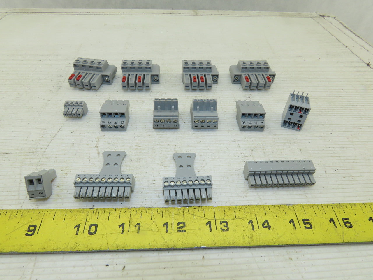 Phoenix Contact Multi Pole Contact Pluggable Wire Terminal Blocks Lot ...