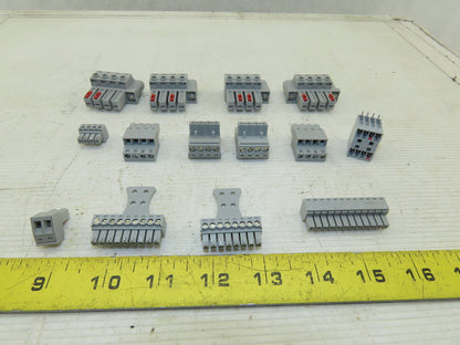 Phoenix Contact Multi Pole Contact Pluggable Wire Terminal Blocks Lot Of 14