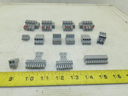 Phoenix Contact Multi Pole Contact Pluggable Wire Terminal Blocks Lot Of 14