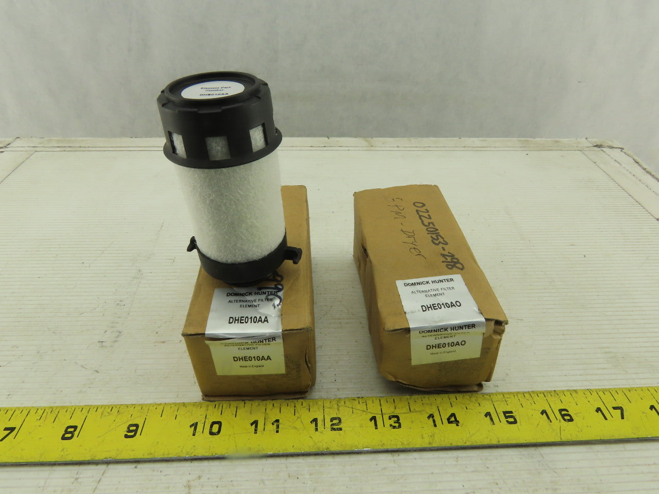 Domnick Hunter DHE010AA DHE010AO Filter Element Lot OF 2
