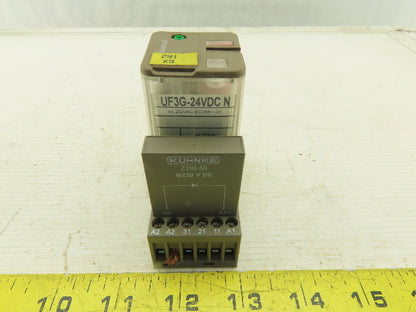 Kuhnke UF3G-24VDC 4A 250VAC Relay With Socket