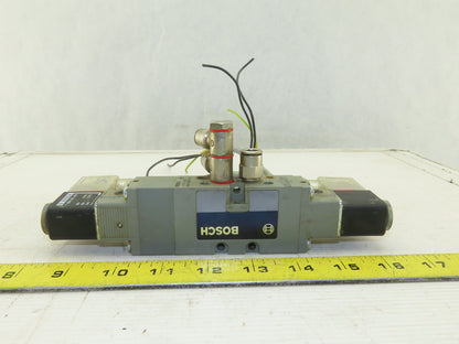 Bosch 0820034991 5/3 Position Double Solenoid Pneumatic Valve 48V Coil