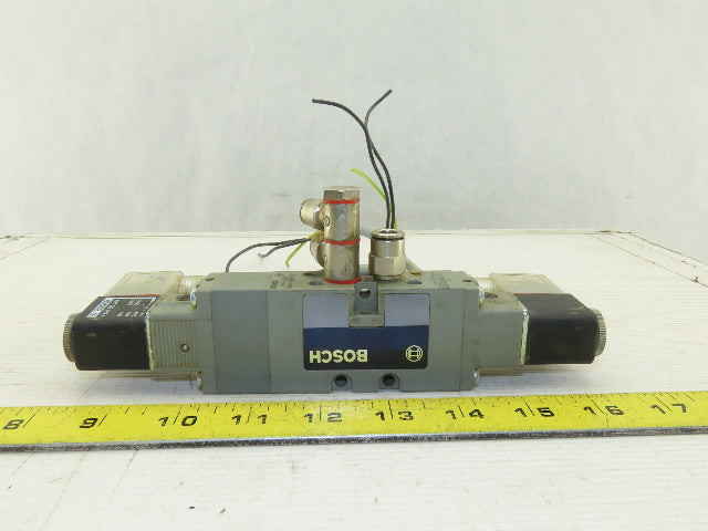 Bosch 0820034991 5/3 Position Double Solenoid Pneumatic Valve 48V Coil