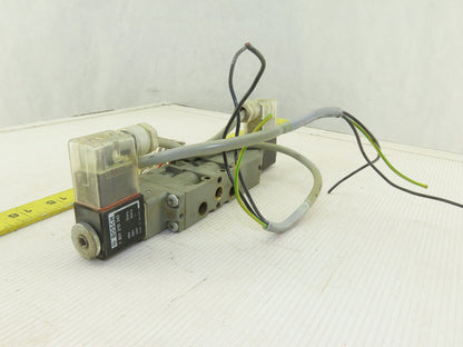 Bosch 0820034991 5/3 Position Double Solenoid Pneumatic Valve 48V Coil