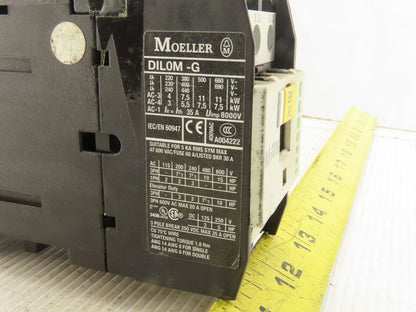 Moeller DIL0M-G 600V 3Ph 35A Starter Contact Relay 24V Coil
