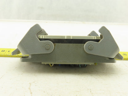 Harting HAN-E16M 16 Pin Male Pin Connector Housing Lever Lock 16A 500V