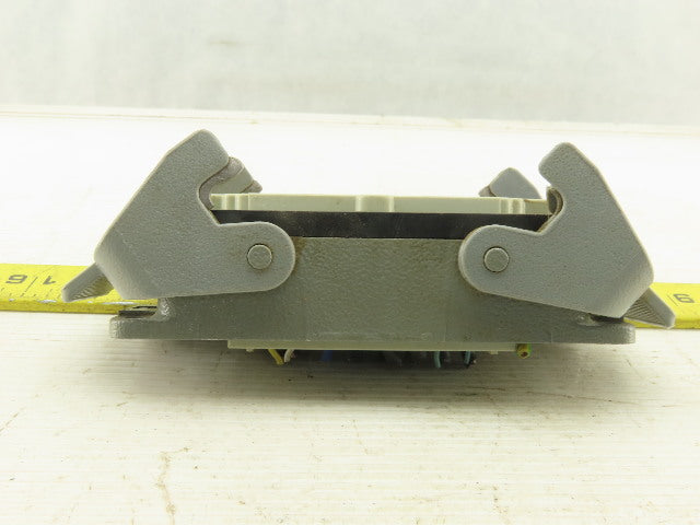 Harting HAN-E16M 16 Pin Male Pin Connector Housing Lever Lock 16A 500V