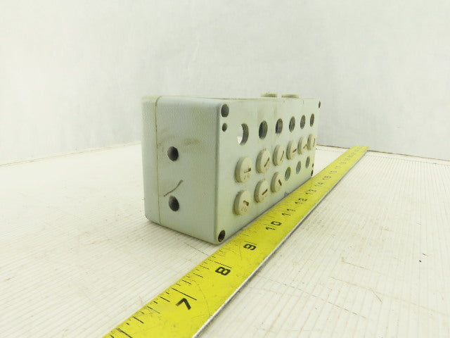 6-3/4" x 3 x 2-1/4" Steel Power Distribution Junction Box Modular Connector