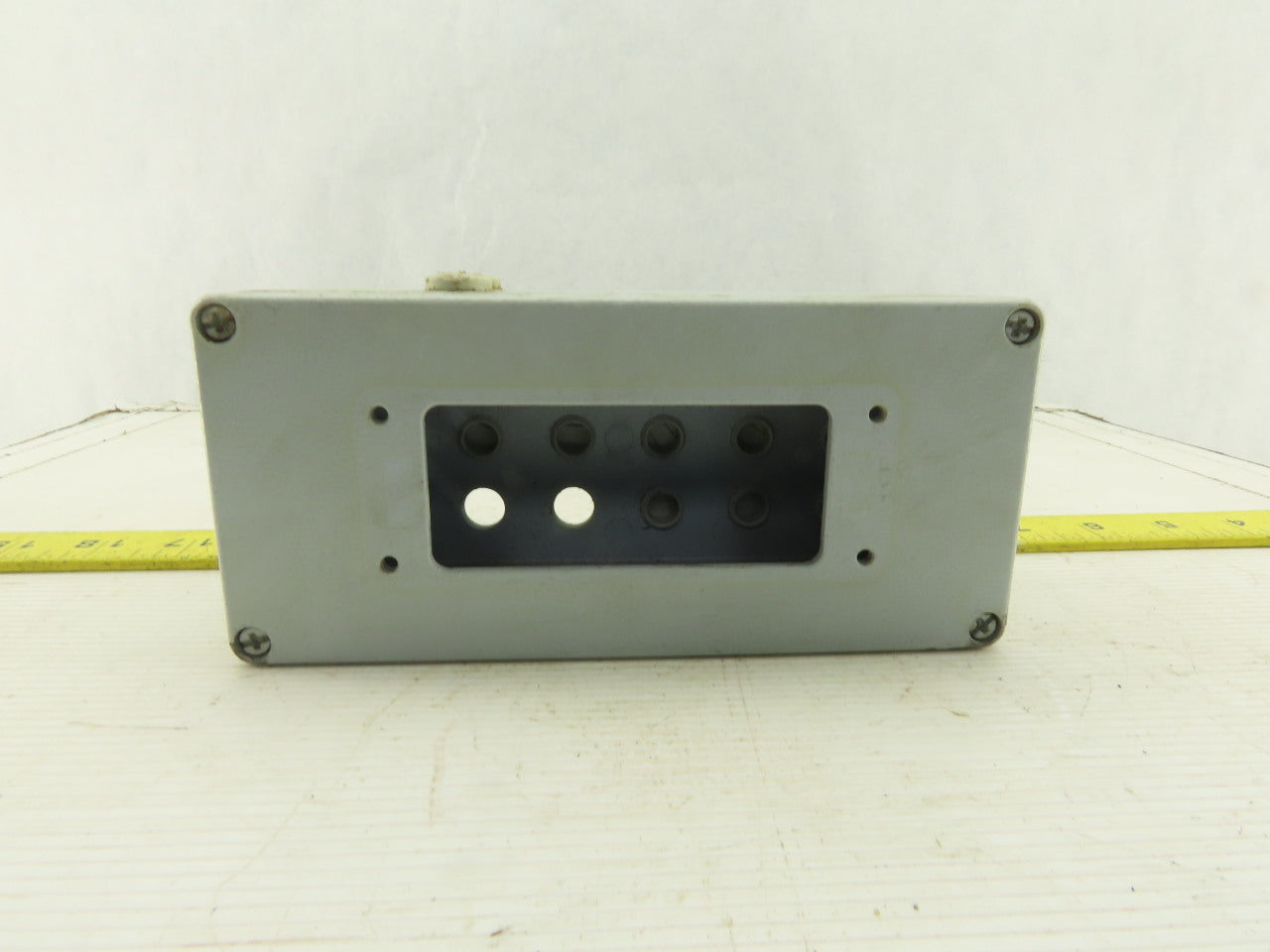 6-3/4" x 3 x 2-1/4" Steel Power Distribution Junction Box Modular Connector