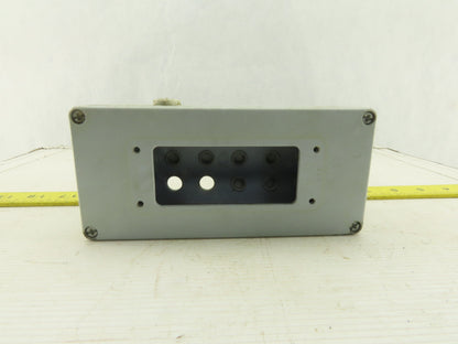 6-3/4" x 3 x 2-1/4" Steel Power Distribution Junction Box Modular Connector