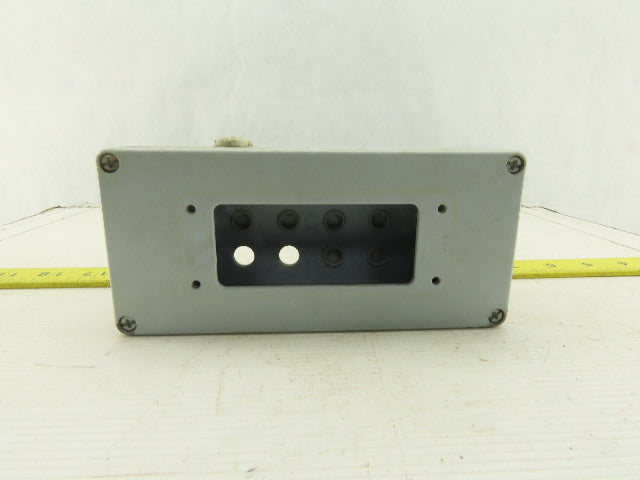 6-3/4" x 3 x 2-1/4" Steel Power Distribution Junction Box Modular Connector