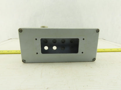 6-3/4" x 3 x 2-1/4" Steel Power Distribution Junction Box Modular Connector