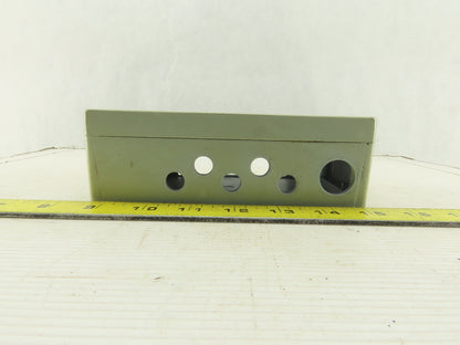 6-3/4" x 3 x 2-1/4" Steel Power Distribution Junction Box Modular Connector