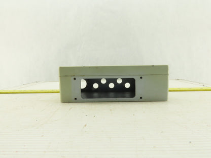 6-3/4" x 3 x 2-1/4" Steel Power Distribution Junction Box Modular Connector