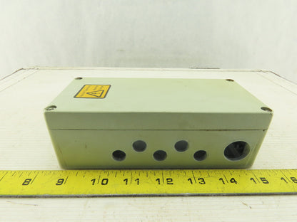 6-3/4" x 3 x 2-1/4" Steel Power Distribution Junction Box Modular Connector