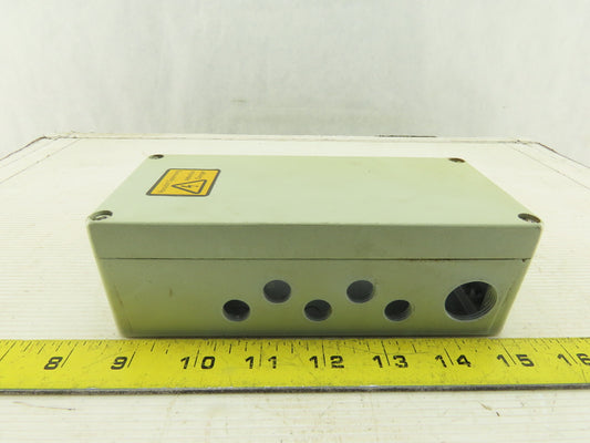 6-3/4" x 3 x 2-1/4" Steel Power Distribution Junction Box Modular Connector