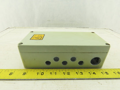 6-3/4" x 3 x 2-1/4" Steel Power Distribution Junction Box Modular Connector