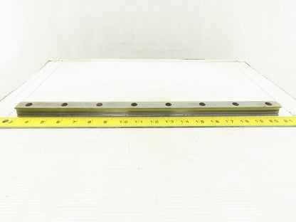 Homag 18.75mm Linear Guide Profile Rail Homag Edge Bander 18-1/8" OAL Lot Of 2
