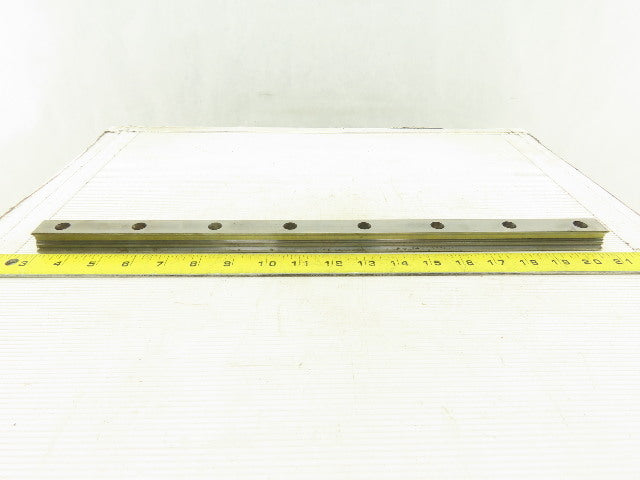 Homag 18.75mm Linear Guide Profile Rail Homag Edge Bander 18-1/8" OAL Lot Of 2