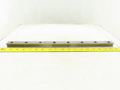 Homag 18.75mm Linear Guide Profile Rail Homag Edge Bander 18-1/8" OAL Lot Of 2